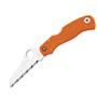 Spyderco Knives 45SOR Junior Rescue Lockback Knife with Orange Handles Spyderco Knives 45SOR Junior Rescue Lockback Knife with Orange Handles