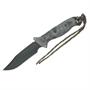 Tops Knives 1040 ATC Lobo Fixed Blade Knife with Black Linen Micarta Handles & Kydex Sheath Tops Knives 1040 ATC Lobo Fixed Blade Knife with Black Linen Micarta Handles & Kydex Sheath