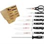 Henckels Knives 09214 Professional S Series Nine Piece Kitchen Knife Block Set Henckels Knives 09214 Professional S Series Nine Piece Kitchen Knife Block Set