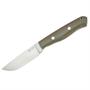 Bark River Knives 123MGC Montana Guide Fixed Blade Knife with Green Canvas Micarta Handles Bark River Knives 123MGC Montana Guide Fixed Blade Knife with Green Canvas Micarta Handles