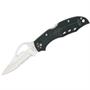 Byrd Brand Knives 04PSBK Part Serrated Meadowlark Lightweight Lockback Knife with Black FRN Handles Byrd Brand Knives 04PSBK Part Serrated Meadowlark Lightweight Lockback Knife with Black FRN Handles