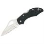 Byrd Brand Knives 10GS Part Serrated Robin Lockback Knife with Black G-10 Handles Byrd Brand Knives 10GS Part Serrated Robin Lockback Knife with Black G-10 Handles