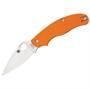 Spyderco Knives 94GPOR UK Pen Knife with Orange G-10 Handles Spyderco Knives 94GPOR UK Pen Knife with Orange G-10 Handles