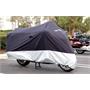 Light weight Motorcycle cover (XXL). Fits up to 108" length Large cruiser, Tourer, Chopper. Light weight Motorcycle cover (XXL). Fits up to 108" length Large cruiser, Tourer, Chopper.
