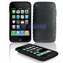 Black Silicon Skin Cover Case Cell Phone Protector for Apple iPhone 3G i-phone