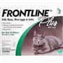 Merial Frontline Plus Flea and Tick Control for Cats and Kittens, 3 Doses Merial Frontline Plus Flea and Tick Control for Cats and Kittens, 3 Doses
