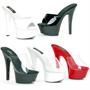 6 Inch Women's Sexy Slip On Shoes High Heel Slide Mule With Wide Upper Strap