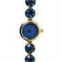 Betsey Johnson Women's Gold Blue Watch