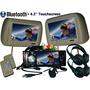 Headrest Pillow with Touch Screen and DVD Player Headrest Pillow with Touch Screen and DVD Player