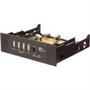 Siig USB 2.0+1394 6-Port Bay Hub - 4 x 4-pin USB 2.0 USB Front Panel, 2 x IEEE 1394a FireWire Front Panel - Drive Bay Siig USB 2.0+1394 6-Port Bay Hub - 4 x 4-pin USB 2.0 USB Front Panel, 2 x IEEE 1394a FireWire Front Panel - Drive Bay