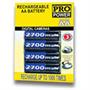 Premium High Capacity AA 2700 mAh Rechargeable Ni-MH Battery 4-Pack - Accessory Power Brand Premium High Capacity AA 2700 mAh Rechargeable Ni-MH Battery 4-Pack - Accessory Power Brand