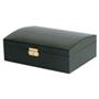 Mele 0069362 Bonded Leather Jewelry Box in Black Mele 0069362 Bonded Leather Jewelry Box in Black