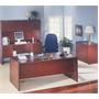 Genoa Series 72"" Double Pedestal Desks, Gray Genoa Series 72"" Double Pedestal Desks, Gray