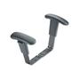 Height-Adjustable T-Arms for Global Goal Series Swivel Task Chairs, Black Height-Adjustable T-Arms for Global Goal Series Swivel Task Chairs, Black