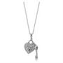 Sterling Silver Heart Lock & Key Pendant Necklace Jewelry Sterling Silver Heart Lock & Key Pendant Necklace Jewelry