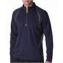 Alo Pullover Mens Long Sleeve Dry Fit 1/2 Zip Workout Top M3001 (Grey/Slate/Orange / L) Alo Pullover Mens Long Sleeve Dry Fit 1/2 Zip Workout Top M3001 (Grey/Slate/Orange / L)