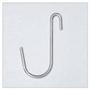 Concept Housewares PR-41206 InchJ Inch Hooks - 6 Pack Chrome Plated Steel Pot Rack Hardware Concept Housewares PR-41206 InchJ Inch Hooks - 6 Pack Chrome Plated Steel Pot Rack Hardware