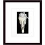 Art Poster Wood Framed Print - Horse's Skull with White Rose, 1931 - A Art Poster Wood Framed Print - Horse's Skull with White Rose, 1931 - A