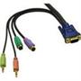 C2G Ultima Keyboard / mouse / video / audio cable - 6ft - Charcoal C2G Ultima Keyboard / mouse / video / audio cable - 6ft - Charcoal